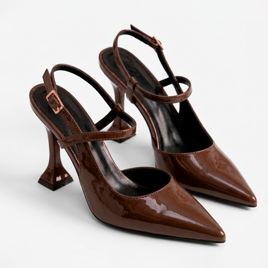Stiletto Slingback Giada Negro